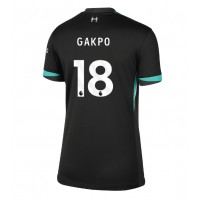 Camiseta Liverpool Cody Gakpo #18 Visitante Equipación para mujer 2024-25 manga corta